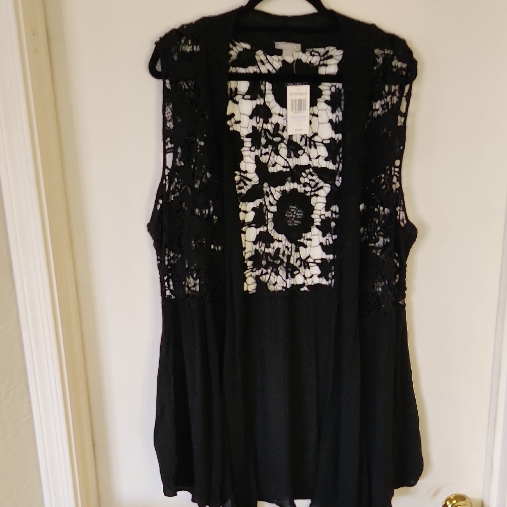 NWT Lovesick Black Tunic 4X